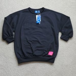 Adidas Girls J EQT CREWS Black Pullover